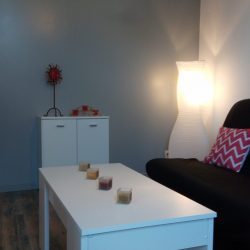 salon du 1er appartement en location sur Rochefort