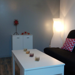 salon du 1er appartement en location sur Rochefort